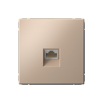 Systeme Electric ArtGallery Песочный Розетка компьютерная RJ45, кат. 6A, механизм