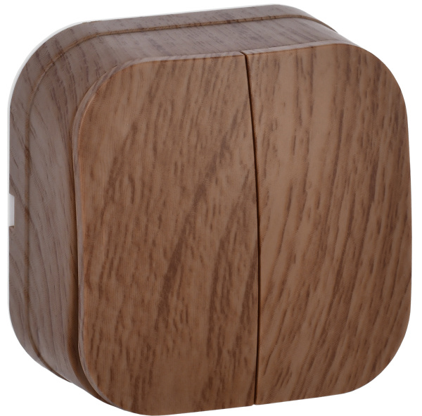 IEK GLORY ВС20-2-0-ХД Выключ. 2-кл. о/у 10А GLORY дуб