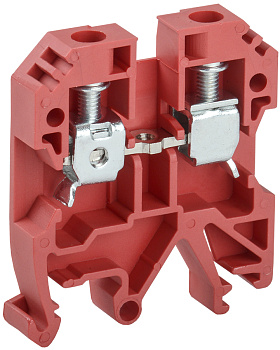 IEK Клемма винтовая КВИ-6мм2 красная