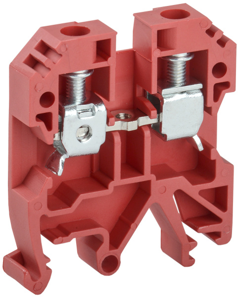 IEK Клемма винтовая КВИ-6мм2 красная