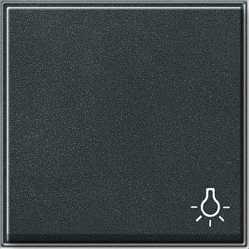 Gira TX-44 Антрацит Клавиша 1-ая с символом свет 028567