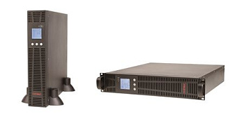 DKC Онлайн ИБП ДКС серии Small Convert, 2000 ВА/1800 Вт, Rack 3U, ток зарядки 5А, 6x7Ач