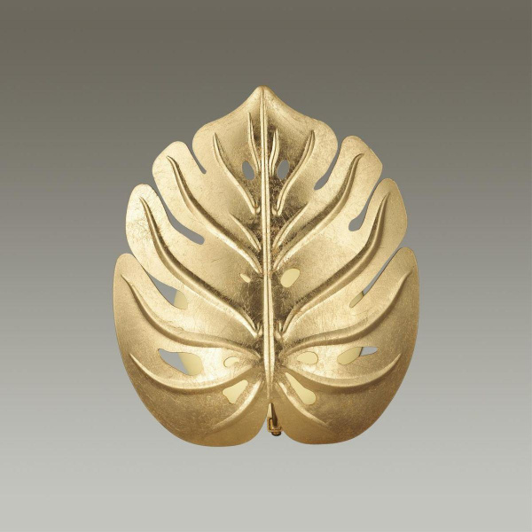 Купить Odeon Light 4864/1WA MODERN ODL_EX22 44 золотистый/белый/стекло Бра G9 2*5W JUNGLE