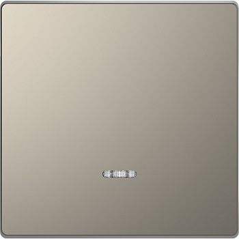 SE Merten D-Life Никель Клавиша 1-ая с линзой для LED модуля MTN3320-6050