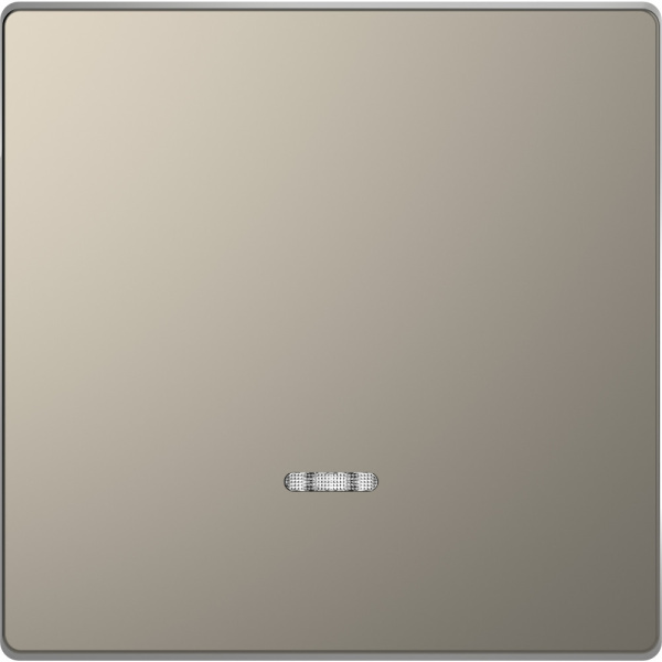 SE Merten D-Life Никель Клавиша 1-ая с линзой для LED модуля MTN3320-6050