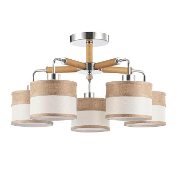 Freya Modern Helen Хром Потолочный светильник E27 40W FR5329-PL-05-CH