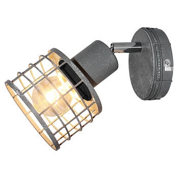 Lussole LOFT Металл Серый /  Без плафона Светильник настенно-потолочный E27 60W LSP-9968 Lussole LOFT Металл Серый /  Без плафона Светильник настенно-потолочный E27 60W LSP-9968