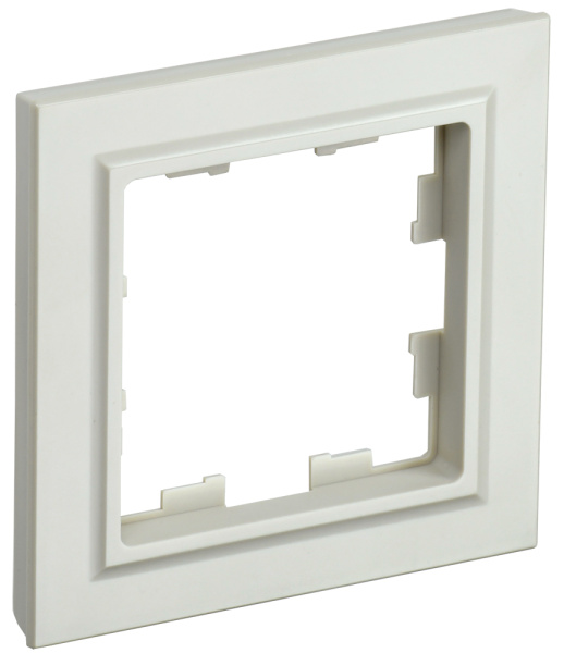 IEK BRITE BASE Бежевый Рамка 1-м РУ-1-БрКр
