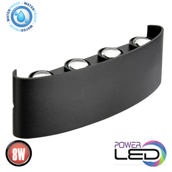 Horoz Electric 076-039-0008 8W Белый 4200K 85-265V Садовый светодиодный светильник PROTON-8-ПОЛУКРУГ HRZ33002986