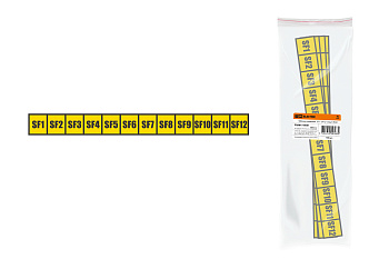 TDM Таблица символов "SF1 - SF12" (12шт) SQ0817-0041