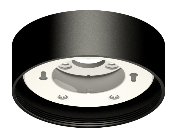 Ambrella Корпус светильника накладной C8102 SBK черный песок D85*H35mm GX53