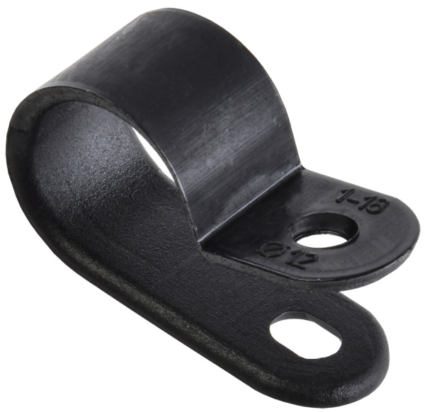 IEK Скоба крепежная 12мм нейлоновая черная (50шт)