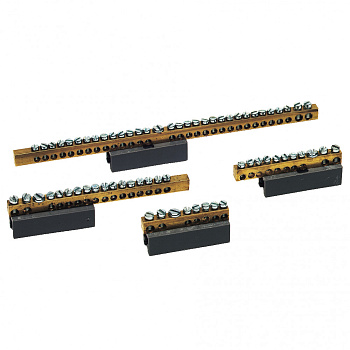 SE Колодка заземления+основание 2x16 + 14x6мм NSYRBLZ216146