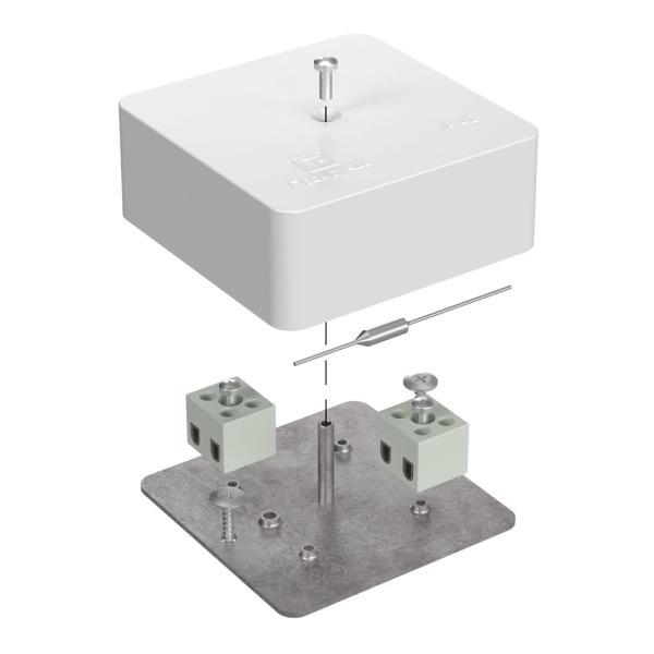 Промрукав Коробка огнестойкая для кабель-канала 40-0450-FR2.5-4 Е15-Е120 75х75х30