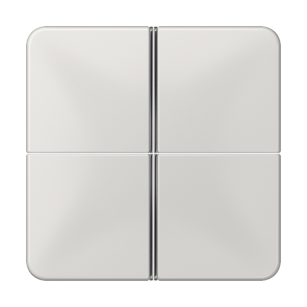 JUNG 4-клавишная накладка для пульта КNX, светло-серая, для серии СD CD404TSALG