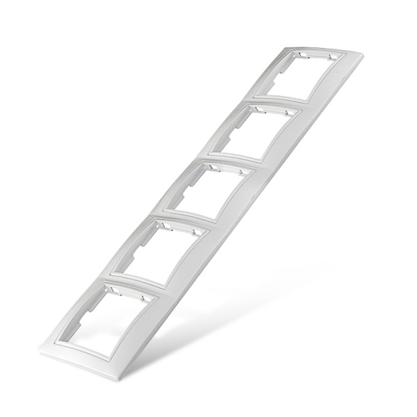 UNIVersal "Севиль" Рамка Бел 5-ти местная горизонтальная 1042