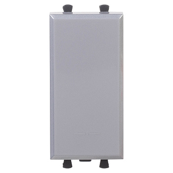 DKC Переключатель модульный, "Avanti", "Закаленная сталь", 1 модуль