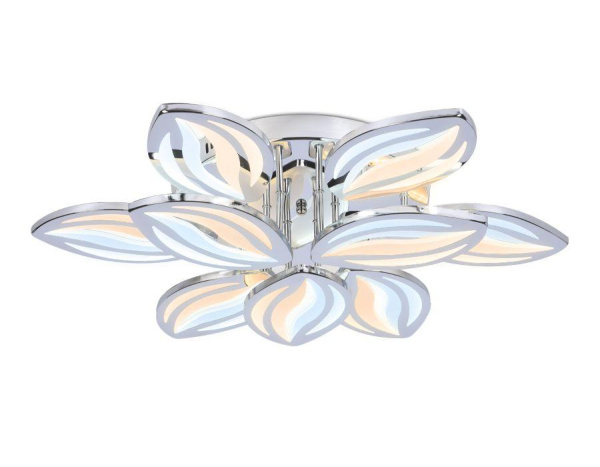 Купить Ambrella Потолочный светодиодный светильник с пультом FA467/6+3 CH хром 135W 720*620*120 (ПДУ РАДИО 2.4)