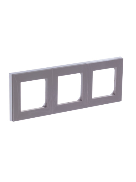 Купить ABB EPJ Levit кофе макиато / белый Рамка 3 поста, 2CHH015030A6018