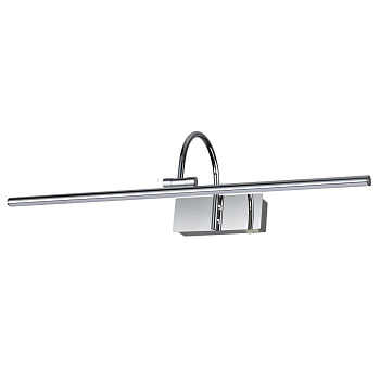 Odeon Light 4910/12WL WALLI ODL22 543 хром/металл/акрил Подсветка для картин с выкл. LED 12W 4000К 690Лм GEBA