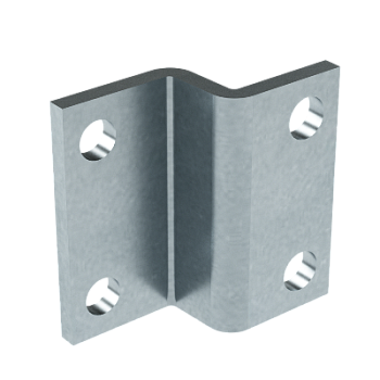 DKC Пластина для крепления консолей BBF-60 к тяжелому подвесу/профилю, горячеоцинкованная