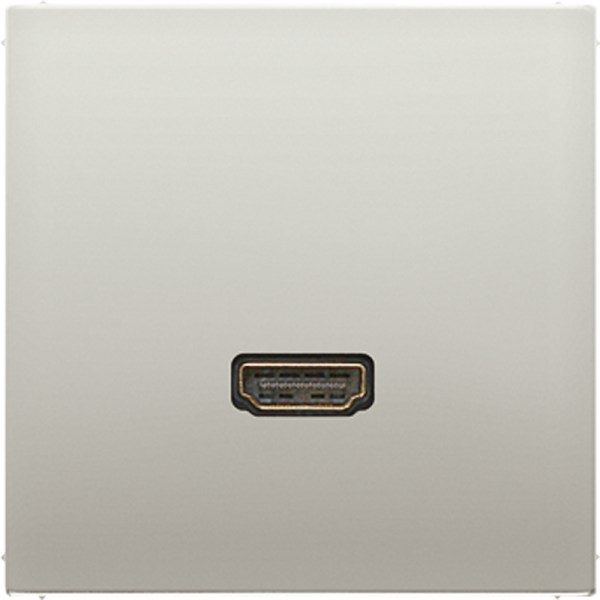 JUNG LS 990 Edelstahl Аудио Разъем (RCA) / Stereo Jack (TRS 3.5 mm) HDMI MAES1112