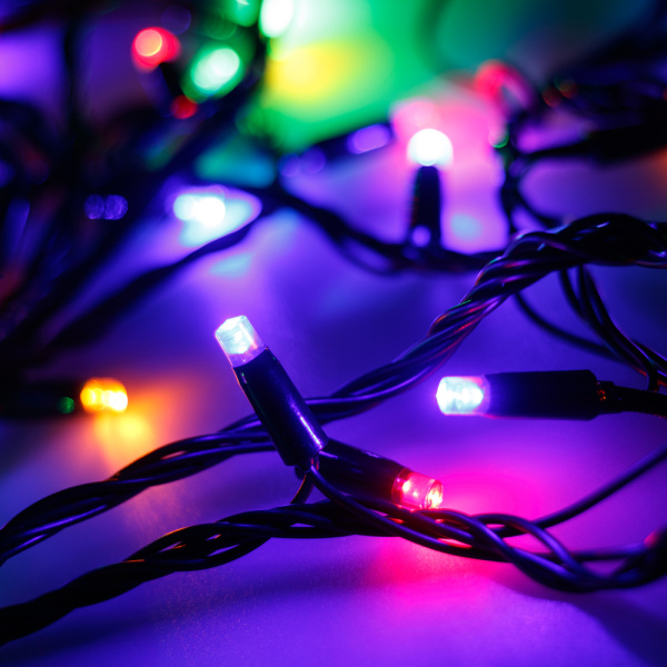 Купить Arlight Светодиодная гирлянда ARD-STRING-CLASSIC-10000-BLACK-100LED-LIVE RGB (230V, 7W) (Ardecoled, IP65) 025808