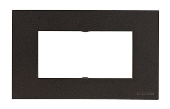 ABB NIE Zenit Антрацит Рамка итальянский стандарт на 4 модуля 2CLA247400N1801