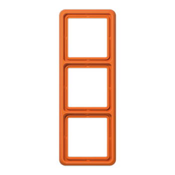 JUNG CD Оранжевая Рамка 3-ая ударопрочная CD583WUO