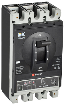 IEK ARMAT Автоматический выключатель в литом корпусе 3P I 150кА 630А эл. станд.