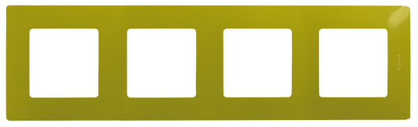 Купить Legrand Etika Зеленый Папоротник Рамка 4-ая 672544