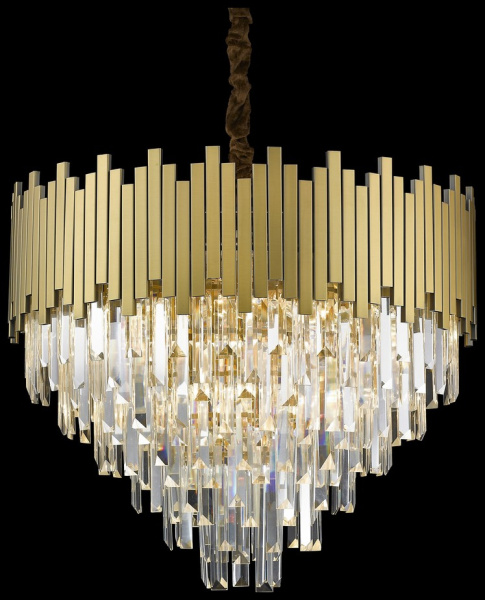 Wertmark WE137.14.503 Люстра подвесная Бронзовый/Прозрачный E14 14*40W