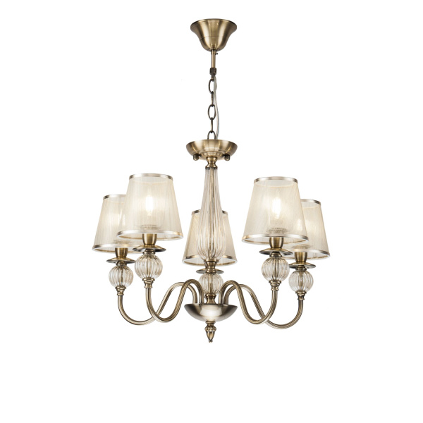 Купить Freya Classic Inessa Бронза Антик Люстра E14 40W FR2685PL-05BZ