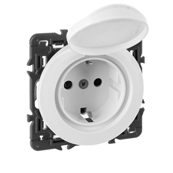 Купить Legrand Celiane Бел Накладка розетки c/з IP44 для механизма 67153 067841