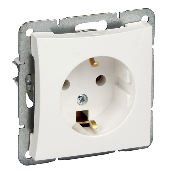 SE Дуэт Бел Розетка с/з WDE000143