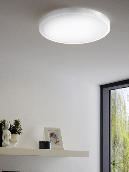 Купить Eglo 98293 Светодиодный накладной светильник FUEVA-A с пультом ДУ, 20W (LED), 300, H30, 2650lm, алюминий