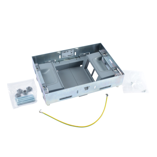 Legrand Основание для вертикальной установки фиксированное, исполнение вровень с полом 2х4 модулей 088123