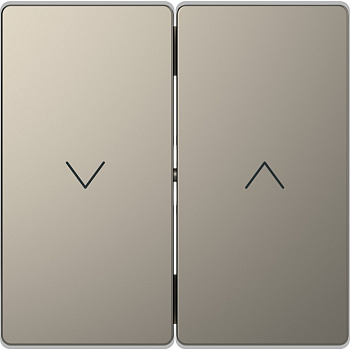 SE Merten D-Life Никель Клавиша-кнопка для жалюзи MTN3855-6050