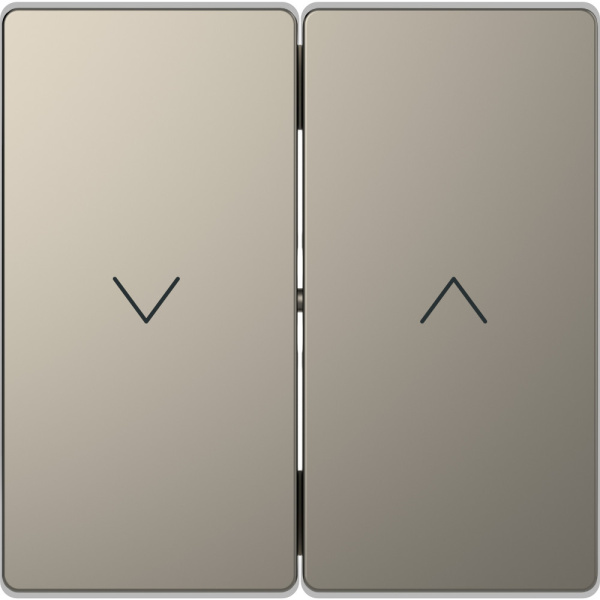 SE Merten D-Life Никель Клавиша-кнопка для жалюзи MTN3855-6050