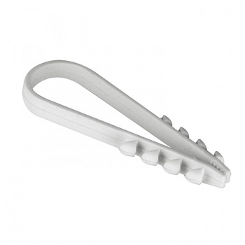 EKF PROxima Дюбель-хомут для круглого кабеля (19-25мм) белый (100шт.)