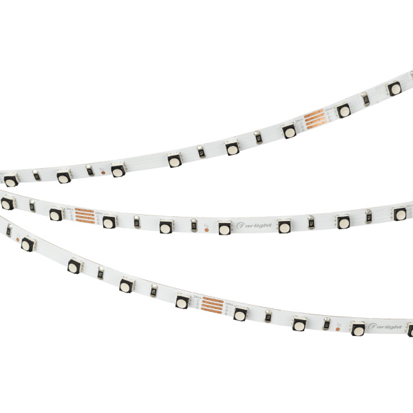 Arlight Светодиодная лента MINI-F60-5mm 24V RGB (6 W/m, IP20, 3535, 5m) (узкая) 025706(2)