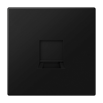 JUNG LS 990 Черный матовый Плата для одного модуля, фиксация защёлкиванием LS1969-1WESWM