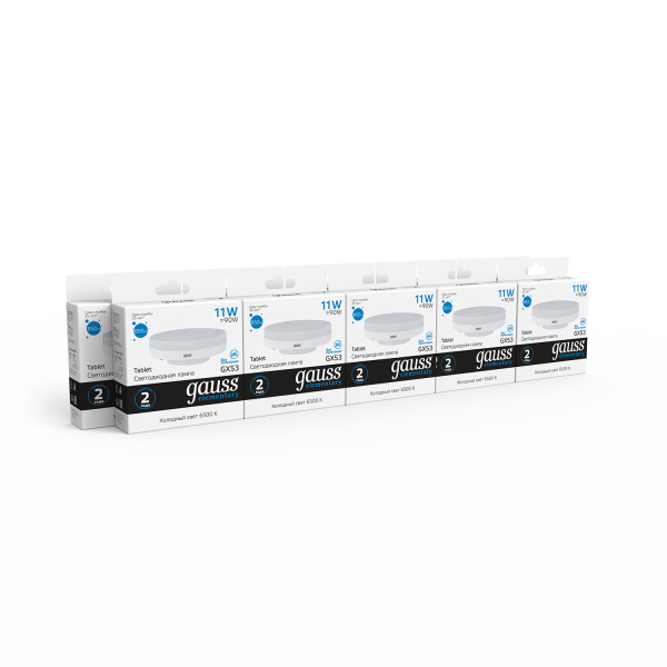 Купить Gauss Лампа Elementary GX53 11W 850lm 6500K LED 83831