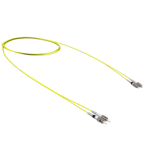 DKC Оптический коммутационный шнур переходной Duplex ST-UPC/FC-UPC, 9/125 OS2, 5 м