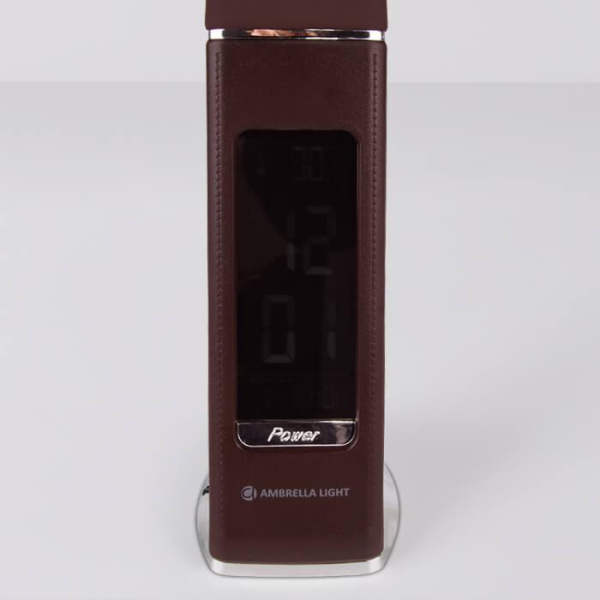 Купить Ambrella Светодиодная настольная лампа с дисплеем DE510 BR коричневый LED 3000-6400K 6W