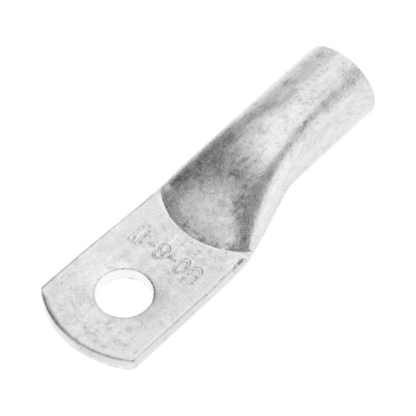 Наконечник медный луженый ТМЛ 50–8–11 (50мм² - Ø8мм) ГОСТ 7386-80 (в упак. 50 шт.) Rexant 07-5322-5