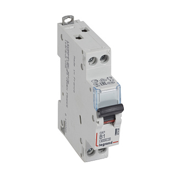 Legrand DX3 Автоматический выключатель 1P+N 1А (B) 6kA/10кА 407468