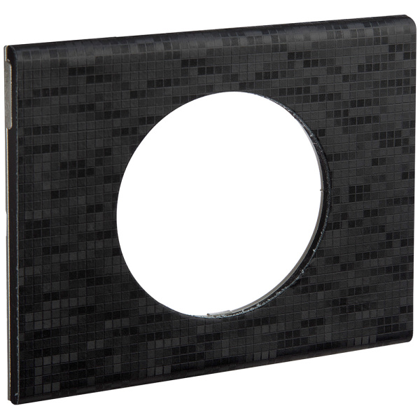 Купить Legrand Celiane2 Кожа блэк пиксел Рамка 1-я (2 мод) 069451