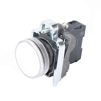 Systeme Electric Сигнальная лампа в сборе модульная 22 мм белая 24В DC