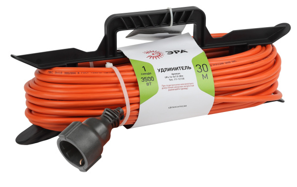 ЭРА UFx-1e-3x1.5-30m-IP44 Удлинитель силовой на рамке c/з 1 гн 30м ПВС 3x1.5